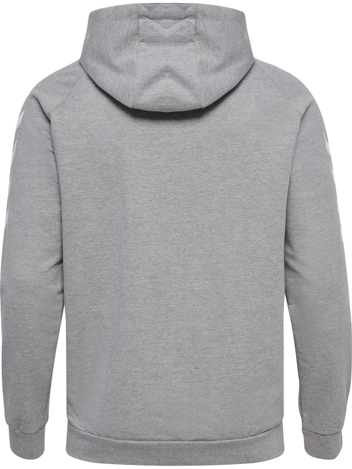 HMLGO COTTON HOODIE, GREY MELANGE, packshot