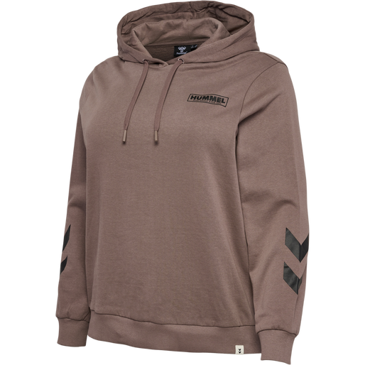 hmlLEGACY WO REGULAR HOODIE PLUS, IRON, packshot