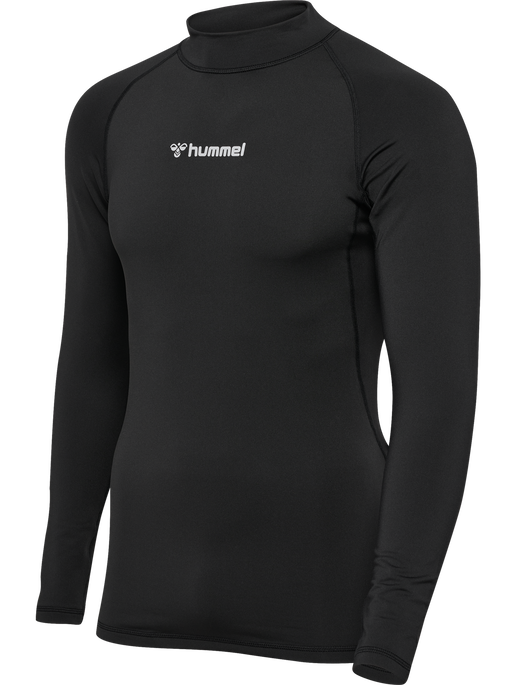 hmlBL WINTER PERFORMANCE TEE L/S, BLACK hmlBL WINTER PERFORMANCE TEE L/S, BLACK, packshot