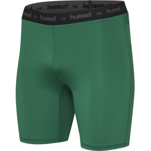 HML FIRST PERFORMANCE TIGHT SHORTS, EVERGREEN, packshot
