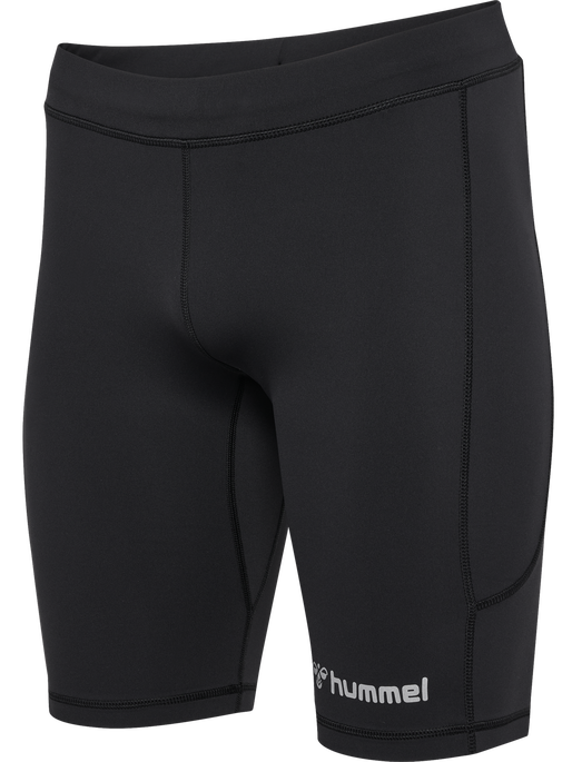 hmlRUN SHORT TIGHT, BLACK hmlRUN SHORT TIGHT, BLACK, packshot