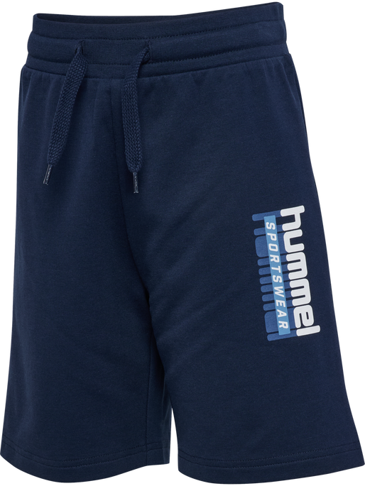 hmlTUKAS SHORTS, BLACK IRIS/BLACK IRIS, packshot