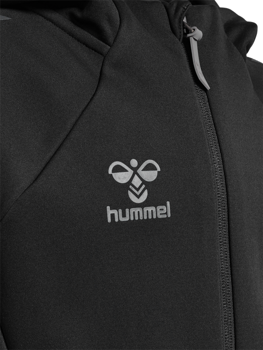 hmlCIMA 2.0 ZIP HOODIE KIDS, BLACK, packshot