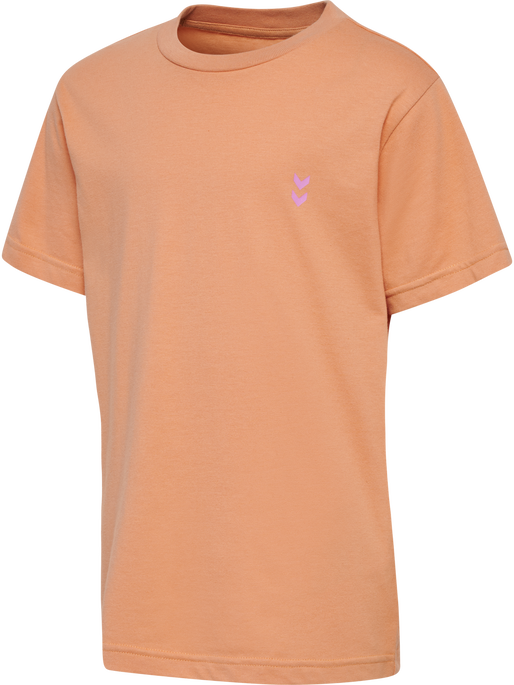 hmlJR PULSE T-SHIRT S/S, PEACH BLOOM hmlJR PULSE T-SHIRT S/S, PEACH BLOOM, packshot