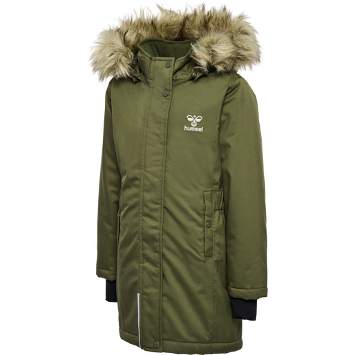 hmlALMA TEX COAT, OLIVE NIGHT, packshot