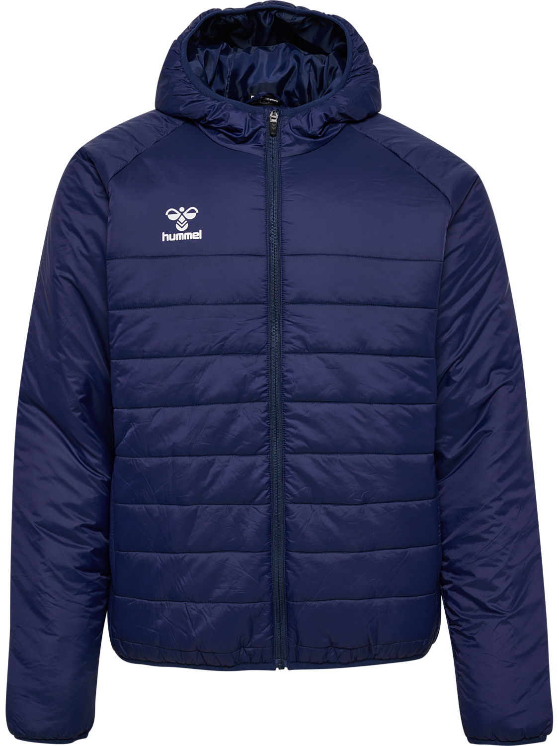 hmlGO QUILTED HOOD JACKET, MARINE, packshot