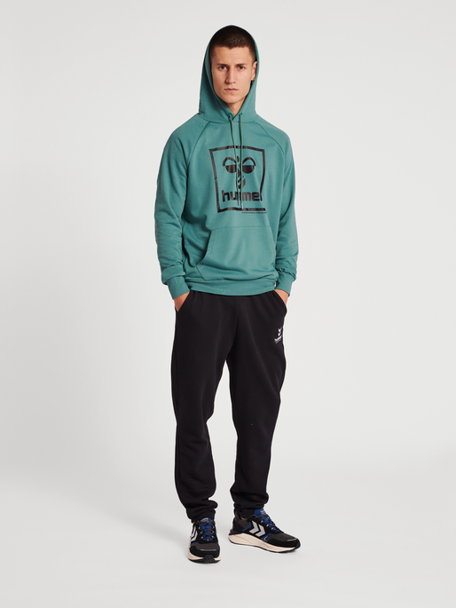 hmlISAM 2.0 HOODIE, NORTH ATLANTIC, model