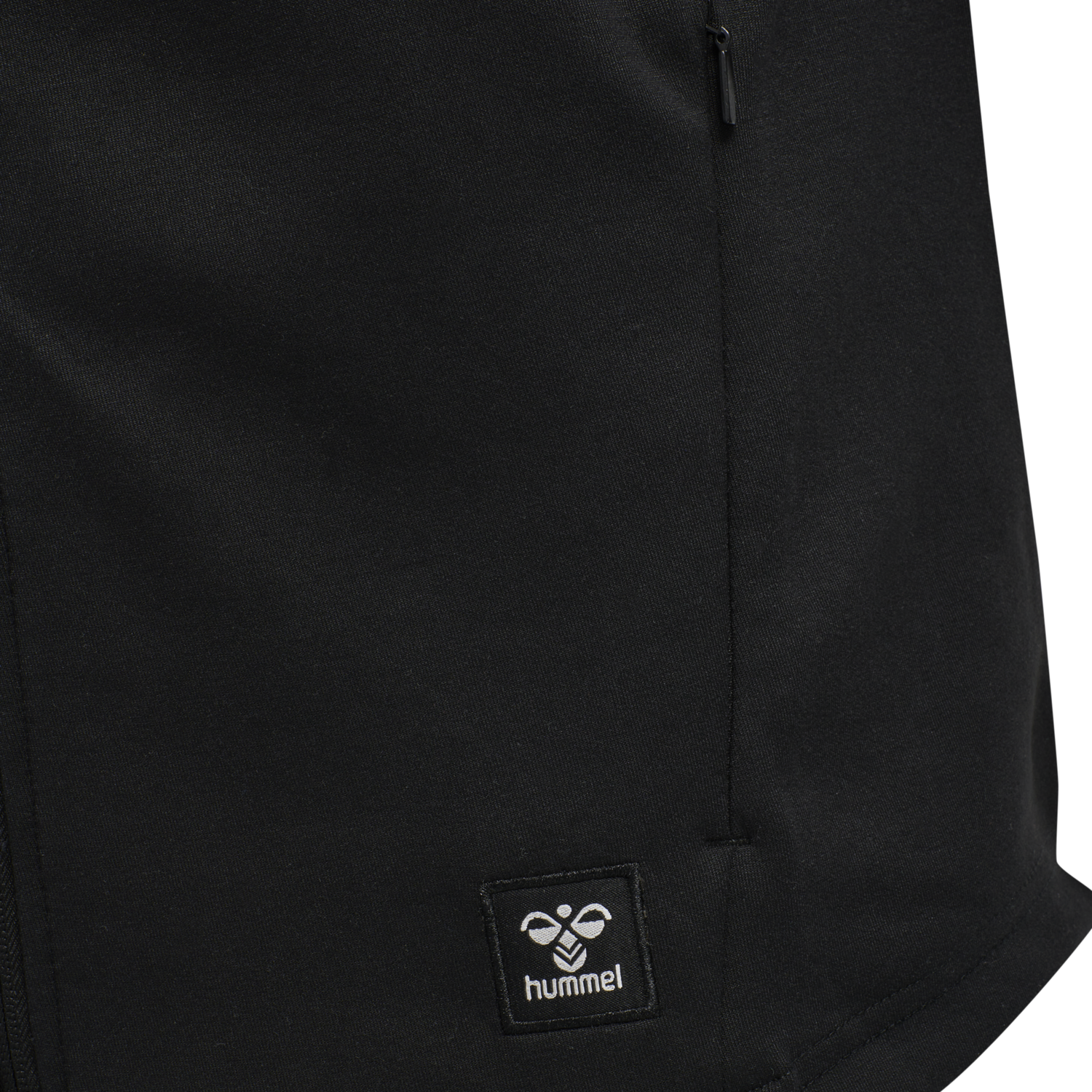 hmlTROPPER ZIP HOODIE, BLACK, packshot