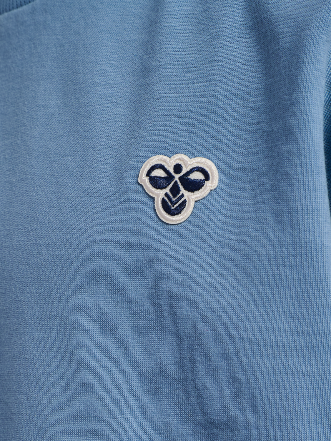 hmlJR LOOSE T-SHIRT S/S BEE, FADED DENIM, packshot