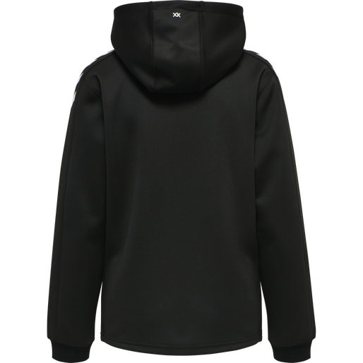 hmlCORE XK POLY SWEAT HOODIE WOMAN, BLACK, packshot
