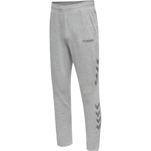 hmlLEGACY TAPERED PANTS, GREY MELANGE, packshot