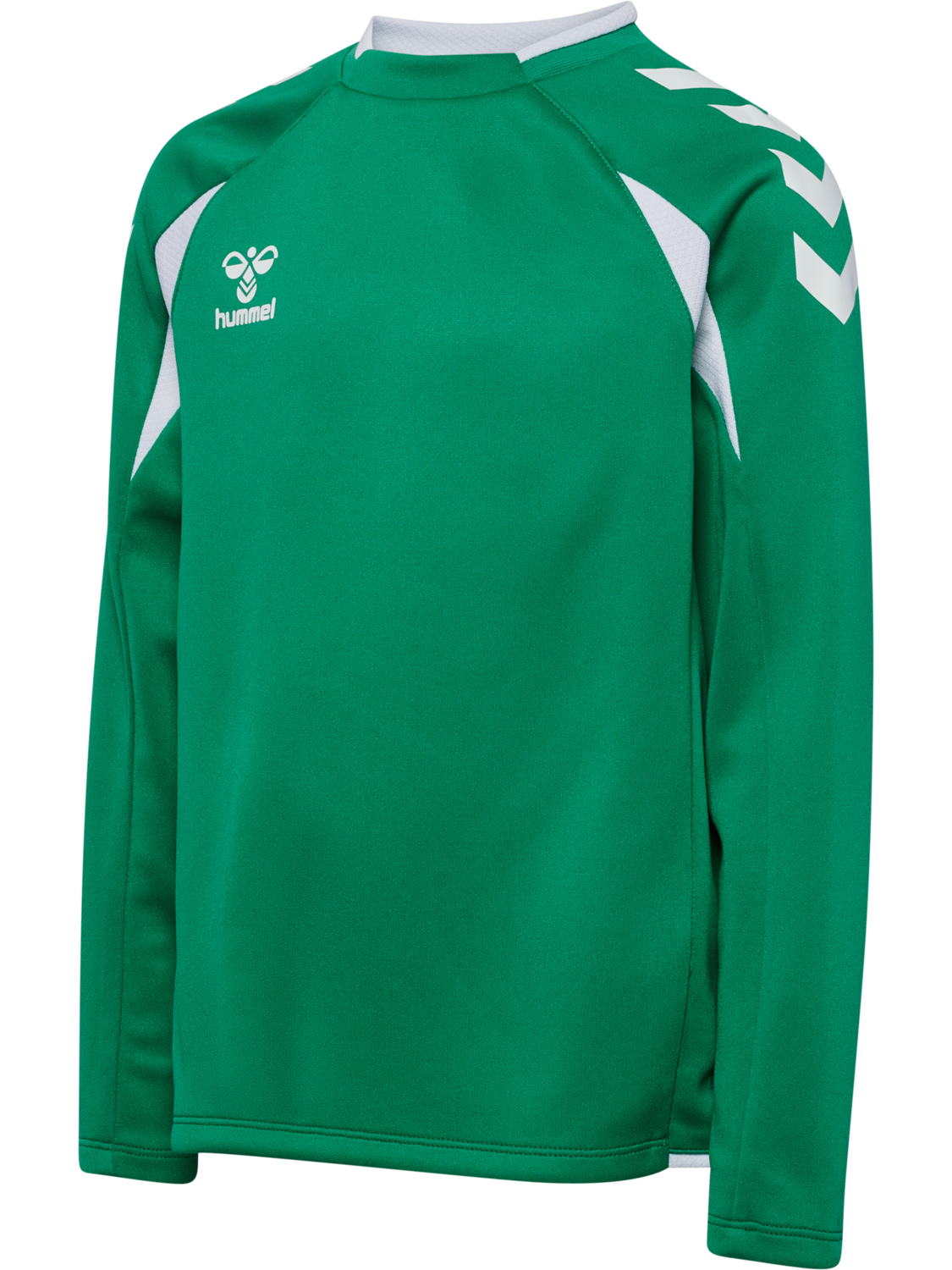 hmlCORE 2.0 CREW NECK KIDS, JELLY BEAN/WHITE, packshot