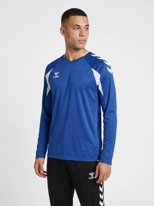 hmlCORE 2.0 JERSEY L/S, TRUE BLUE/WHITE, model