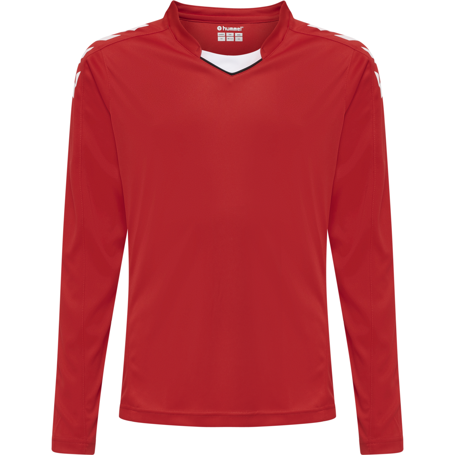hmlCORE XK POLY JERSEY L/S KIDS, TRUE RED, packshot