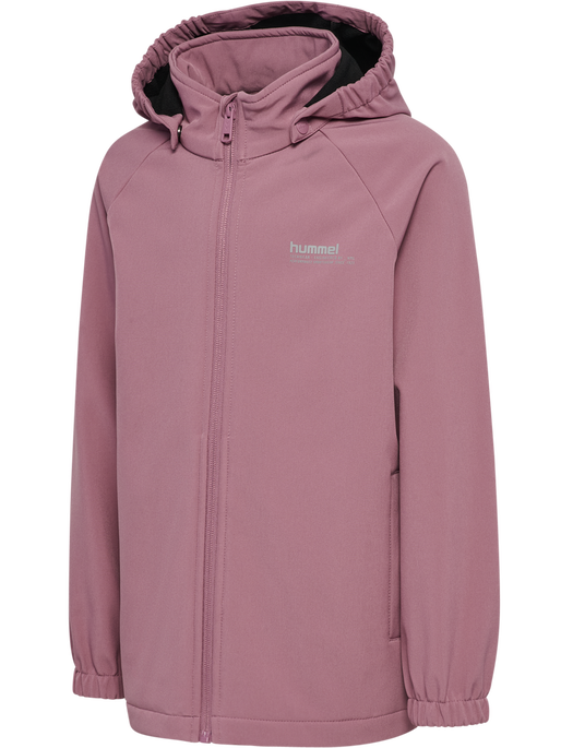 hmlJR LOOSE SOFTSHELL JACKET, WISTFUL MAUVE, packshot