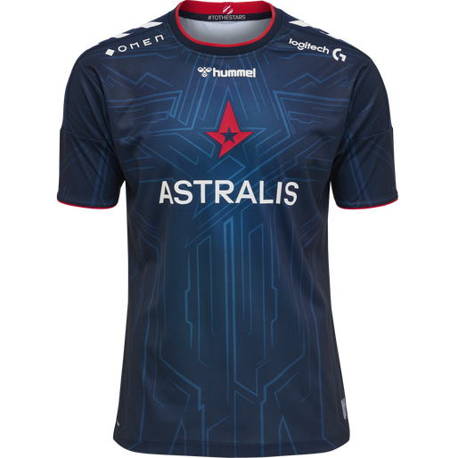 ASTRALIS 21/22 GAME JERSEY KIDS, MARINE/SPONSOR, packshot