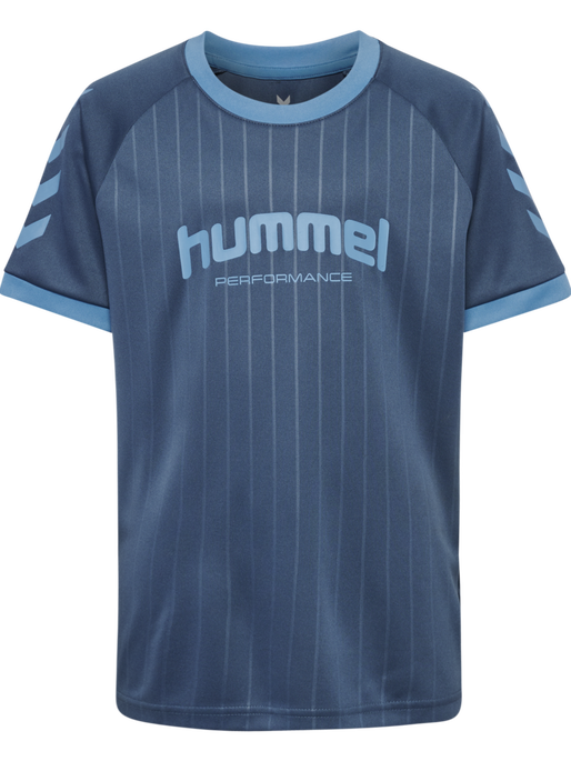 hmlJR GOAL STRIPE SET, BERING SEA hmlJR GOAL STRIPE SET, BERING SEA, packshot