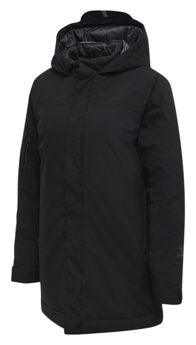 hmlNORTH PARKA JACKET WOMAN, BLACK/ASPHALT hmlNORTH PARKA JACKET WOMAN, BLACK/ASPHALT, packshot