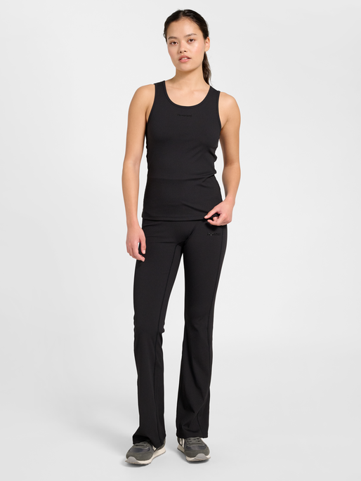 hmlPRIMA RIB TANK TOP, BLACK, model