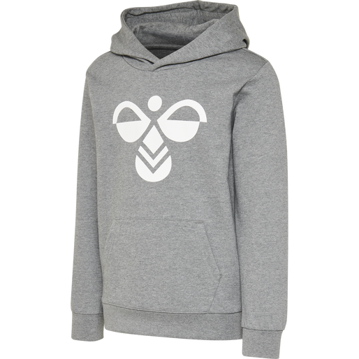 hmlCUATRO HOODIE, MEDIUM MELANGE, packshot