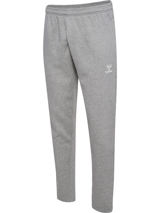 hmlMOVER COTTON PANTS, GREY MELANGE hmlMOVER COTTON PANTS, GREY MELANGE, packshot