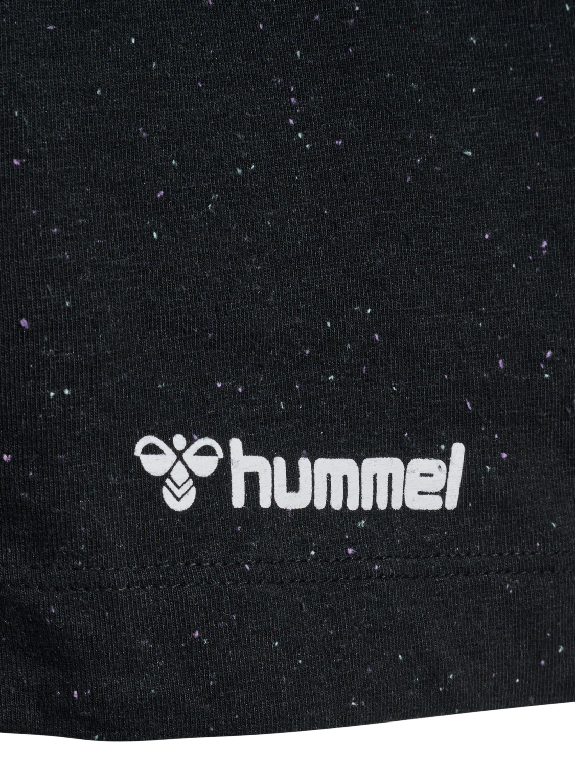 hmlMT ULTRA BOXY SHORT T-SHIRT, BLACK/MULTI COLOUR MELANGE, packshot