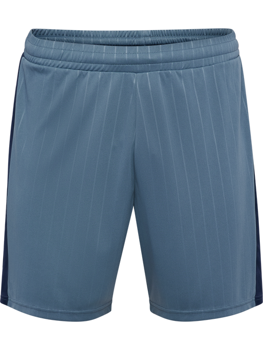 hmlPULSE STRIPE BLOCKED SHORTS, BLUE MIRAGE/DRESS BLUE, packshot