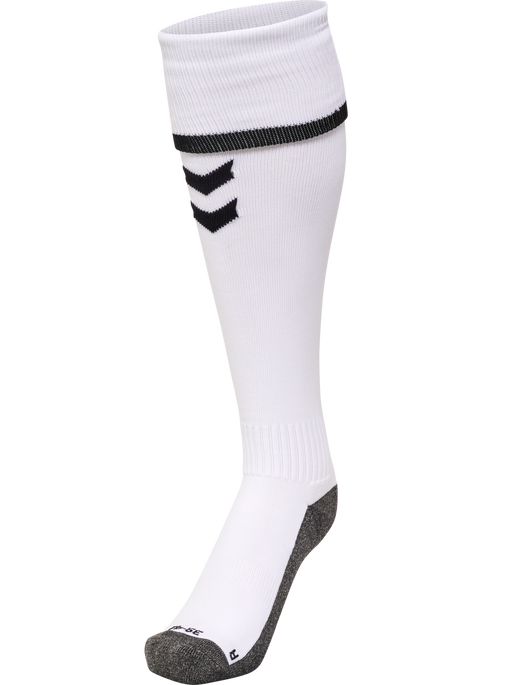 hmlCORE FOOTBALL SOCKS, WHITE/BLACK, packshot