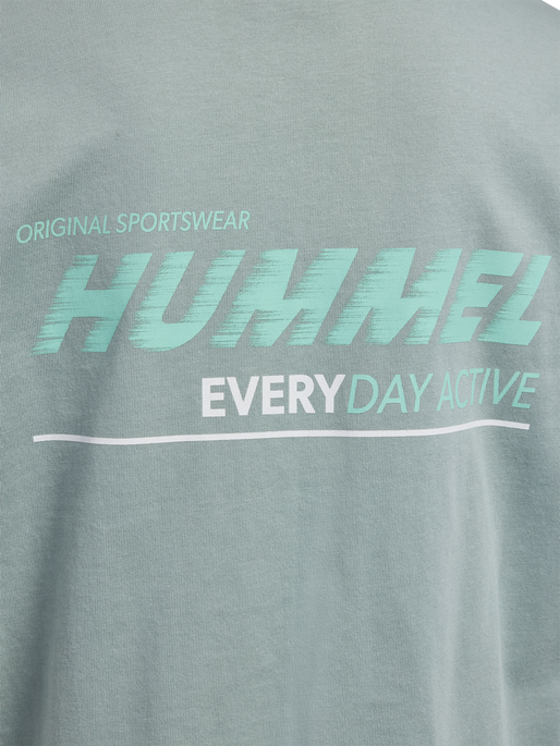 hmlELLA T-SHIRT S/S, ICEBERG GREEN, packshot