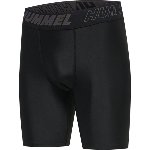 hmlTE TOPAZ TIGHT SHORTS, BLACK, packshot