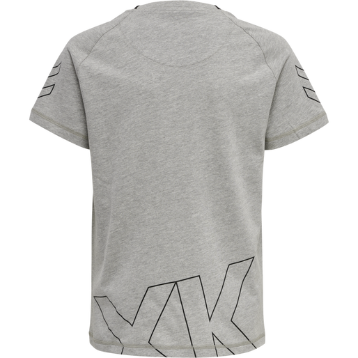 hmlCIMA XK T-SHIRT S/S KIDS, GREY MELANGE hmlCIMA XK T-SHIRT S/S KIDS, GREY MELANGE, packshot