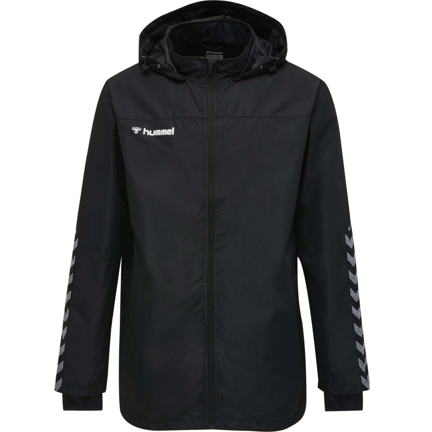 hmlAUTHENTIC ALL-WEATHER JACKET, BLACK/WHITE, packshot