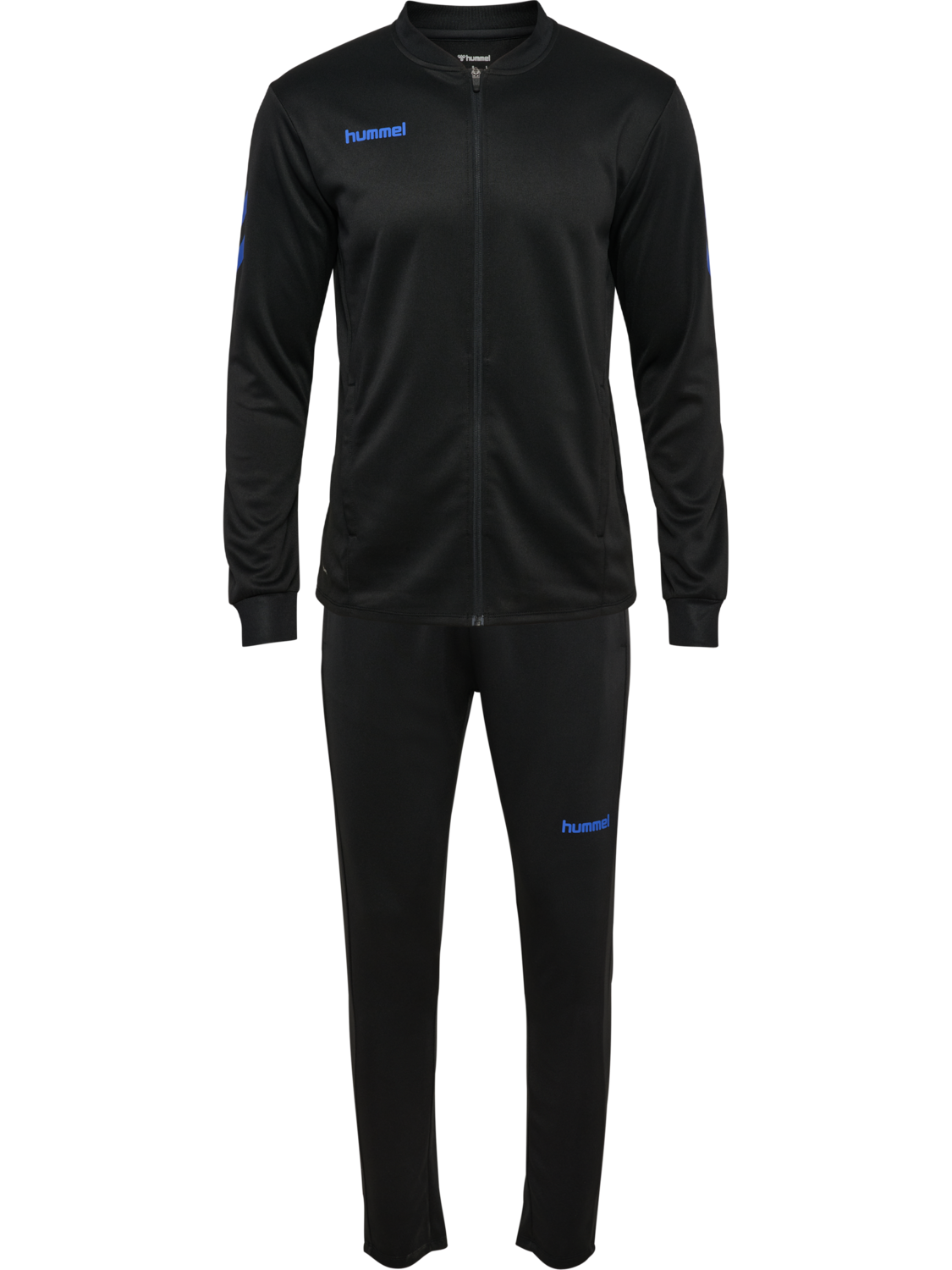 hmlBLAZE CLUB 26 TRACKSUIT, BLACK/BLUE, packshot