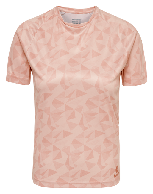 hmlACTIVE KIDS POLY JERSEY SS, MELLOW ROSE, packshot