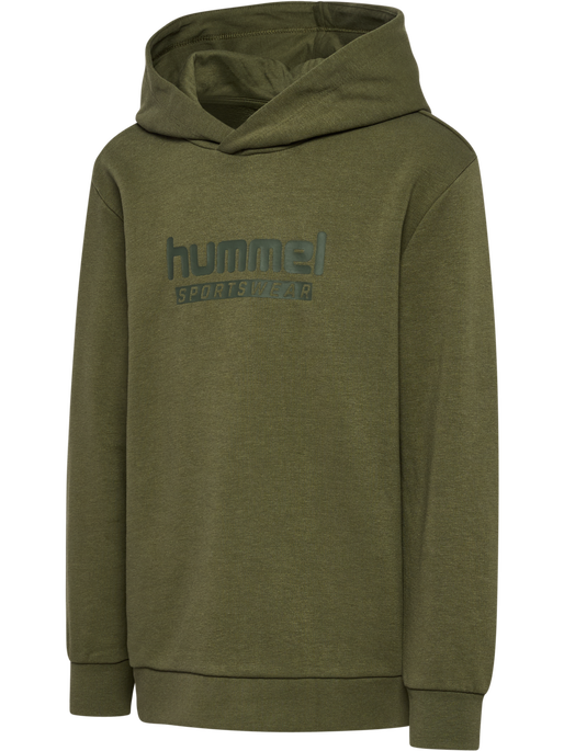 hmlJR BASE HOODIE, WINTER MOSS hmlJR BASE HOODIE, WINTER MOSS, packshot
