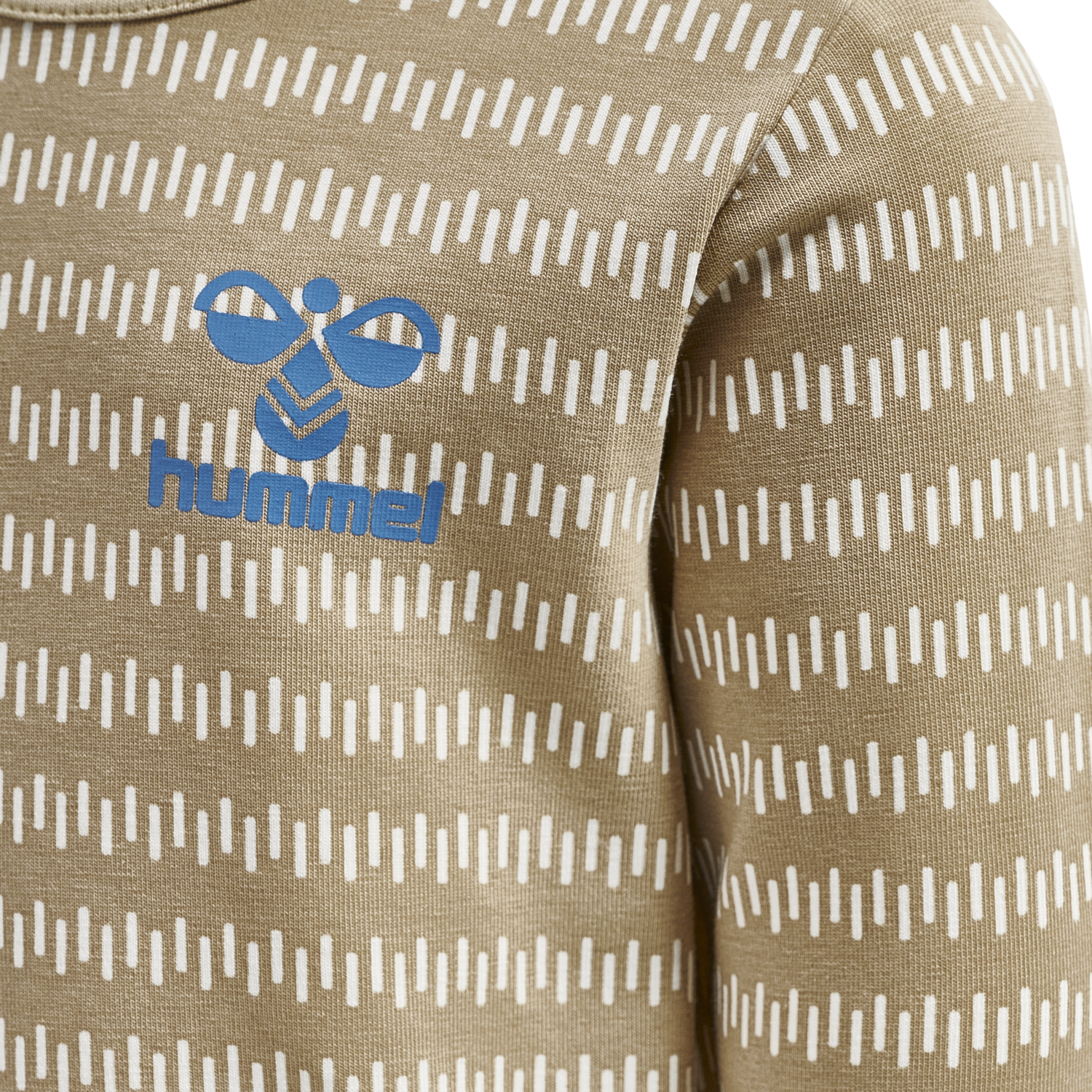 hmlESME T-SHIRT L/S, HUMUS, packshot