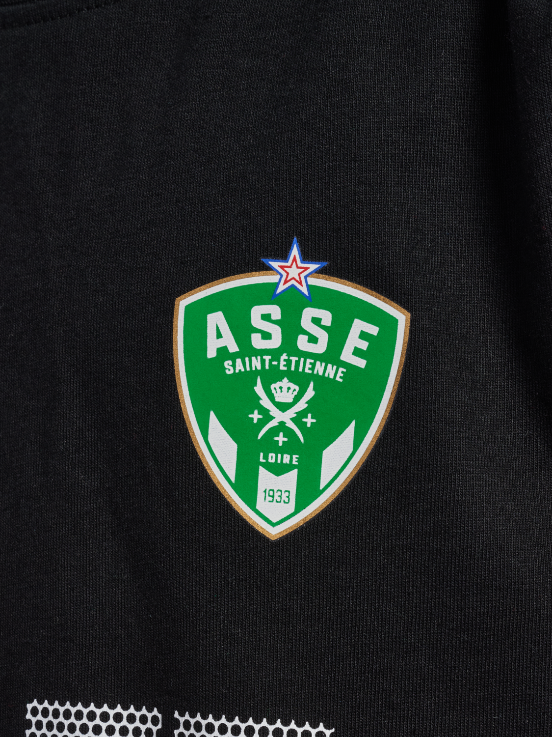 ASSE FAN ALLEZ LES VERTS TEE KIDS, BLACK, packshot