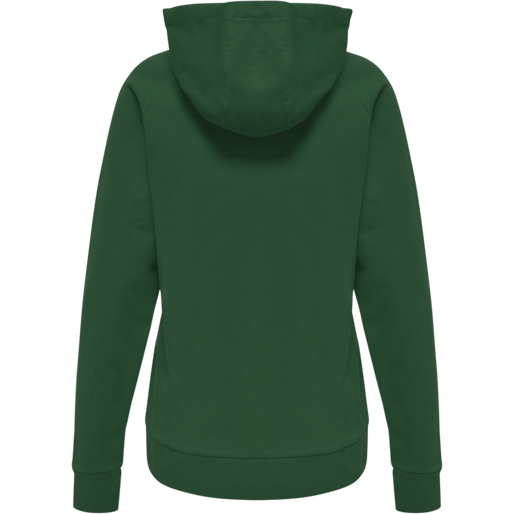 HMLGO COTTON LOGO HOODIE WOMAN, EVERGREEN, packshot