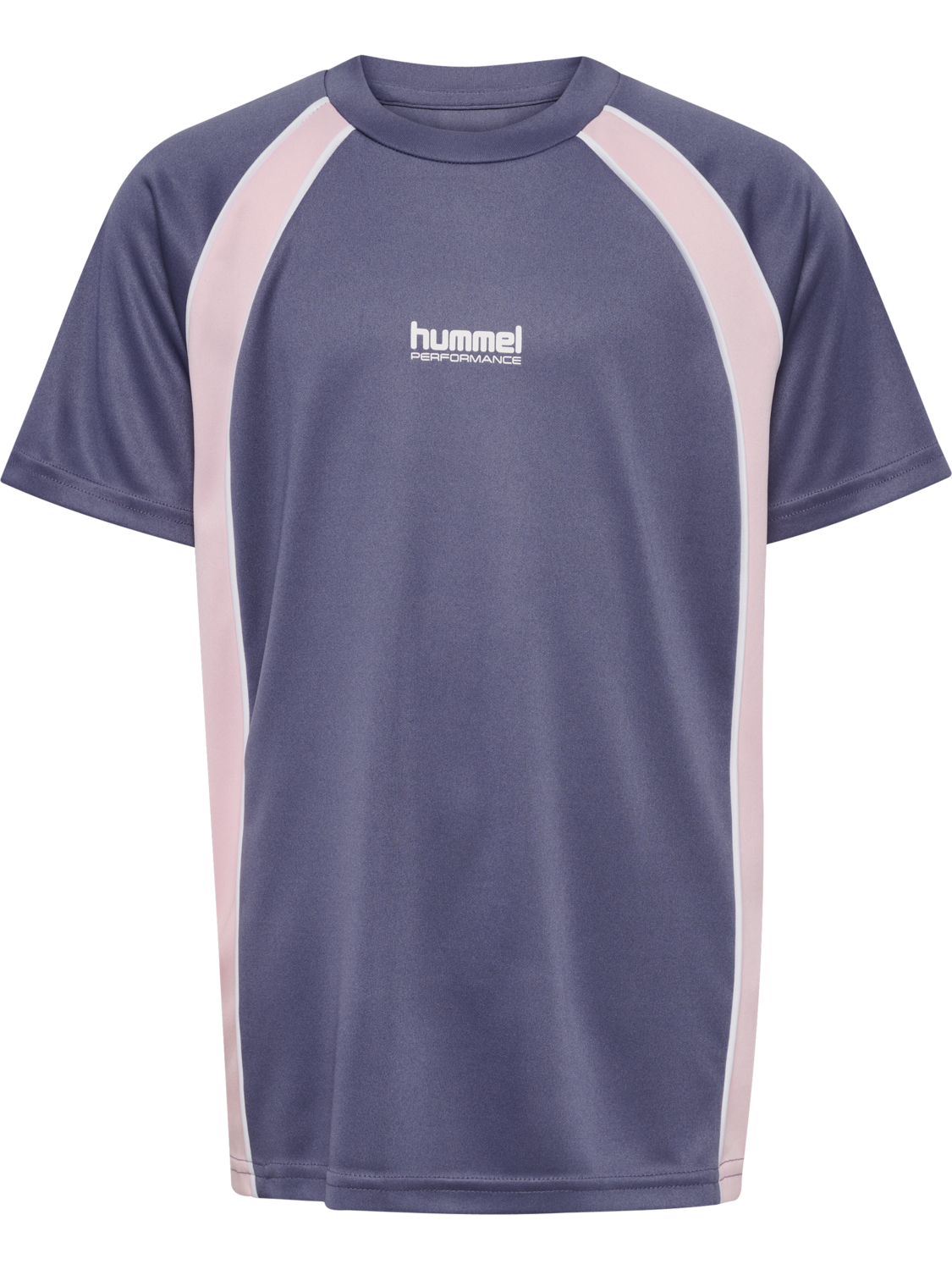 hmlJR GOAL PIPING T-SHIRT S/S, HERON, packshot