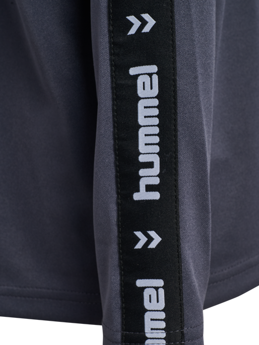 hmlJR GOAL TAPE HALFZIP, EBONY hmlJR GOAL TAPE HALFZIP, EBONY, packshot