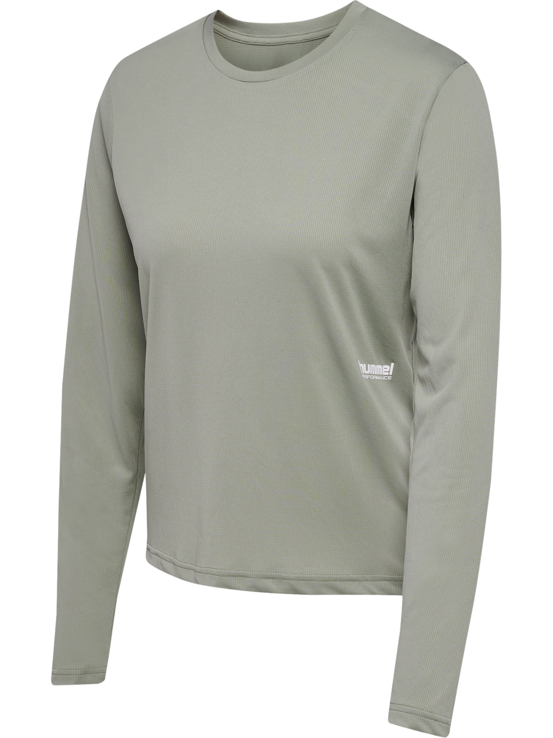 hmlPULSE WORKOUT W T-SHIRT L/S, SEAGRASS, packshot