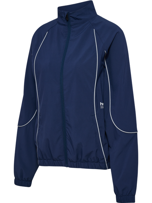 hmlPULSE WOVEN W ZIP THROUGH, DRESS BLUES, packshot