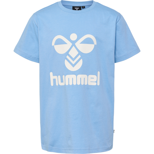 hmlTRES T-SHIRT S/S, DUSK BLUE, packshot