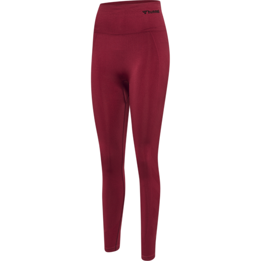 hmlTIF SEAMLESS HIGH WAIST TIGHTS, CABERNET, packshot