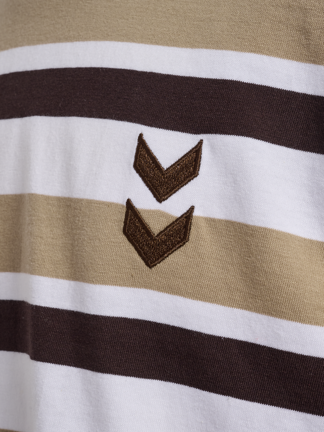 hmlJR SILLY S/S BOXY T-SHIRT STRIPE, SILVER MINK, packshot