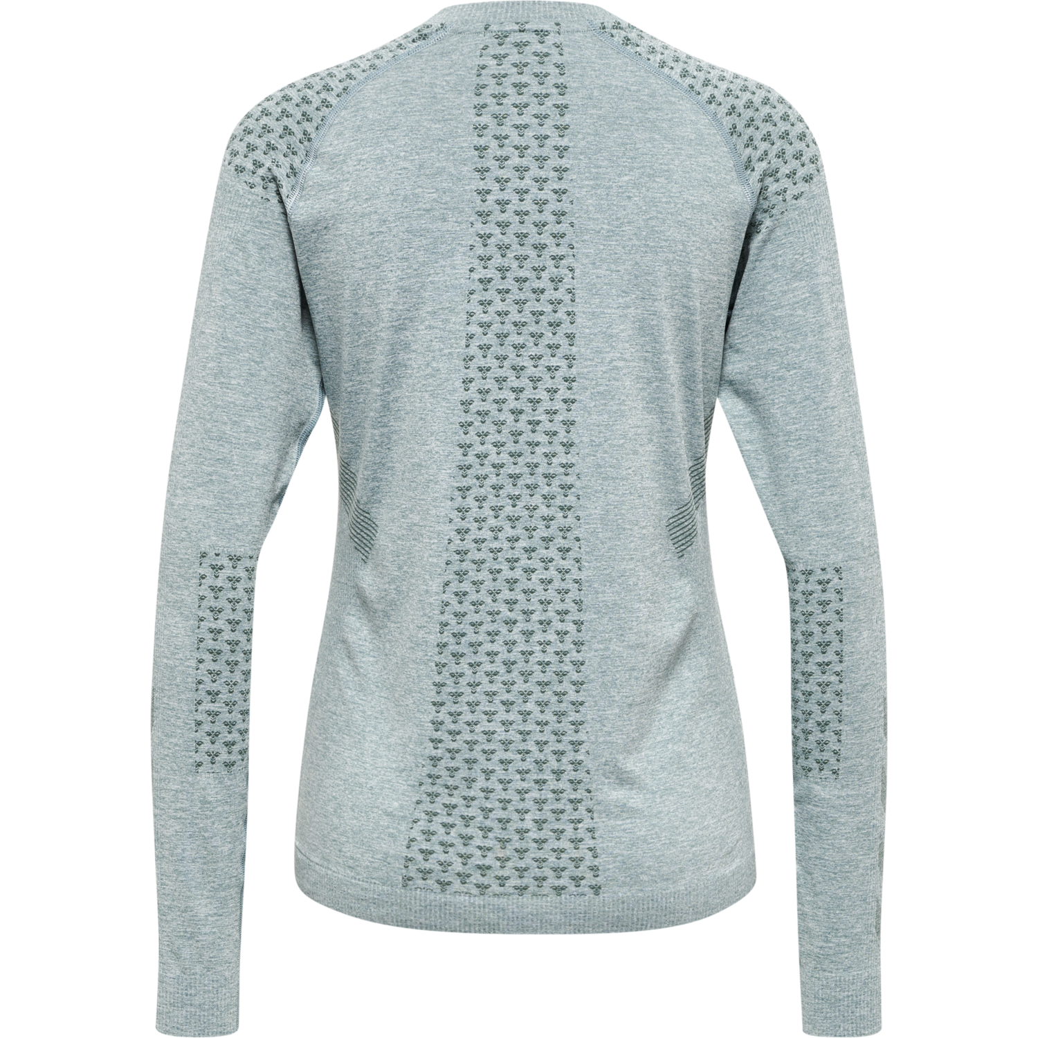 hmlCI SEAMLESS T-SHIRT L/S, NORTH ATLANTIC MELANGE, packshot