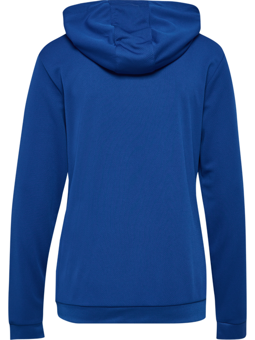 hmlAUTHENTIC PL ZIP HOODIE WOMAN, TRUE BLUE, packshot