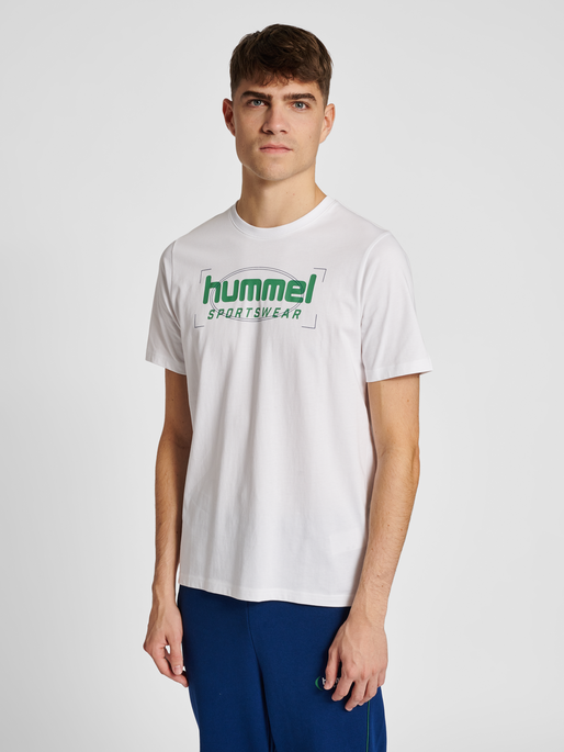 hmlLGC HARRY T-SHIRT, WHITE, model