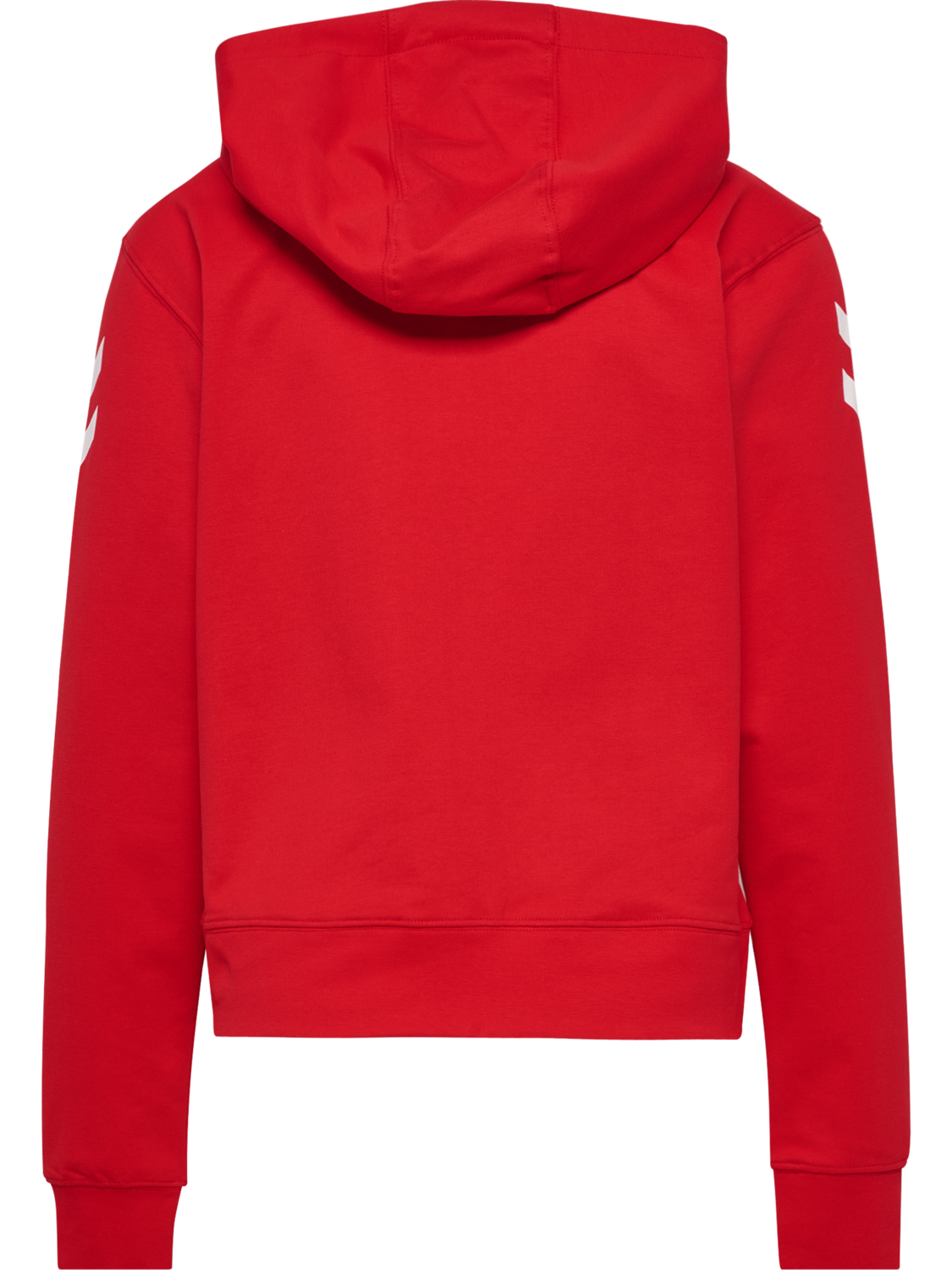 hmlGO 2.0 CHEVRON ZIP HOODIE WOMAN, TRUE RED, packshot
