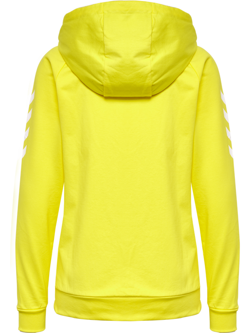 HMLGO COTTON HOODIE WOMAN, BLAZING YELLOW, packshot